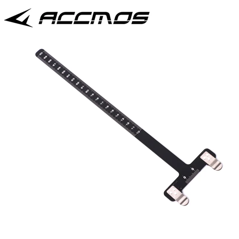 RÈGLE ARC CARRÉ Archery T + ensemble de pinces à encoche pour des