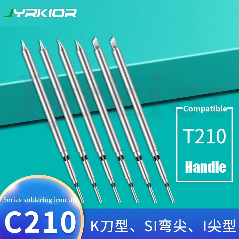 £13.18 Jyrkior Jbc C210 Replacement Soldering Iron Tip Handle Welding Nozzle