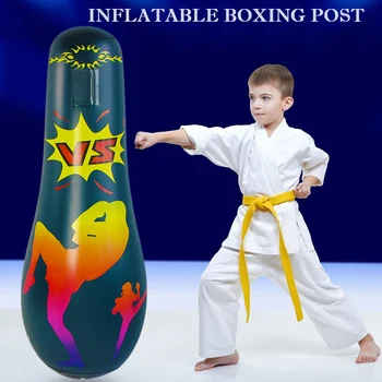 

Kids Standing Inflatable Sandbag Gym Fitness Boxing Training Stress Relief Toy Exercising Release Stress Toy for Adult Children