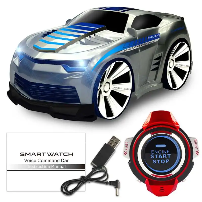 

RC Car Smart Watch 2.4G Voice Command Remote Control Racing Competitive Games Toy Gift for Kids Potencia Bicicleta Carretera