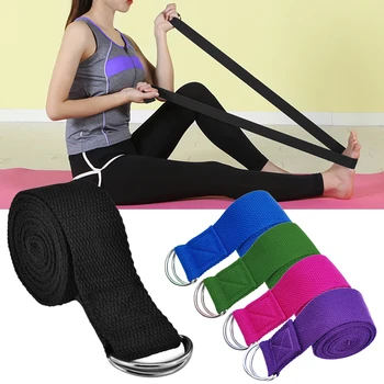 

Yoga Stretching Strap Adjustable Yoga Belt Yoga Band with D-Ring Buckle fitness Yoga Stretching Strap Yoga assisted Stretch Band