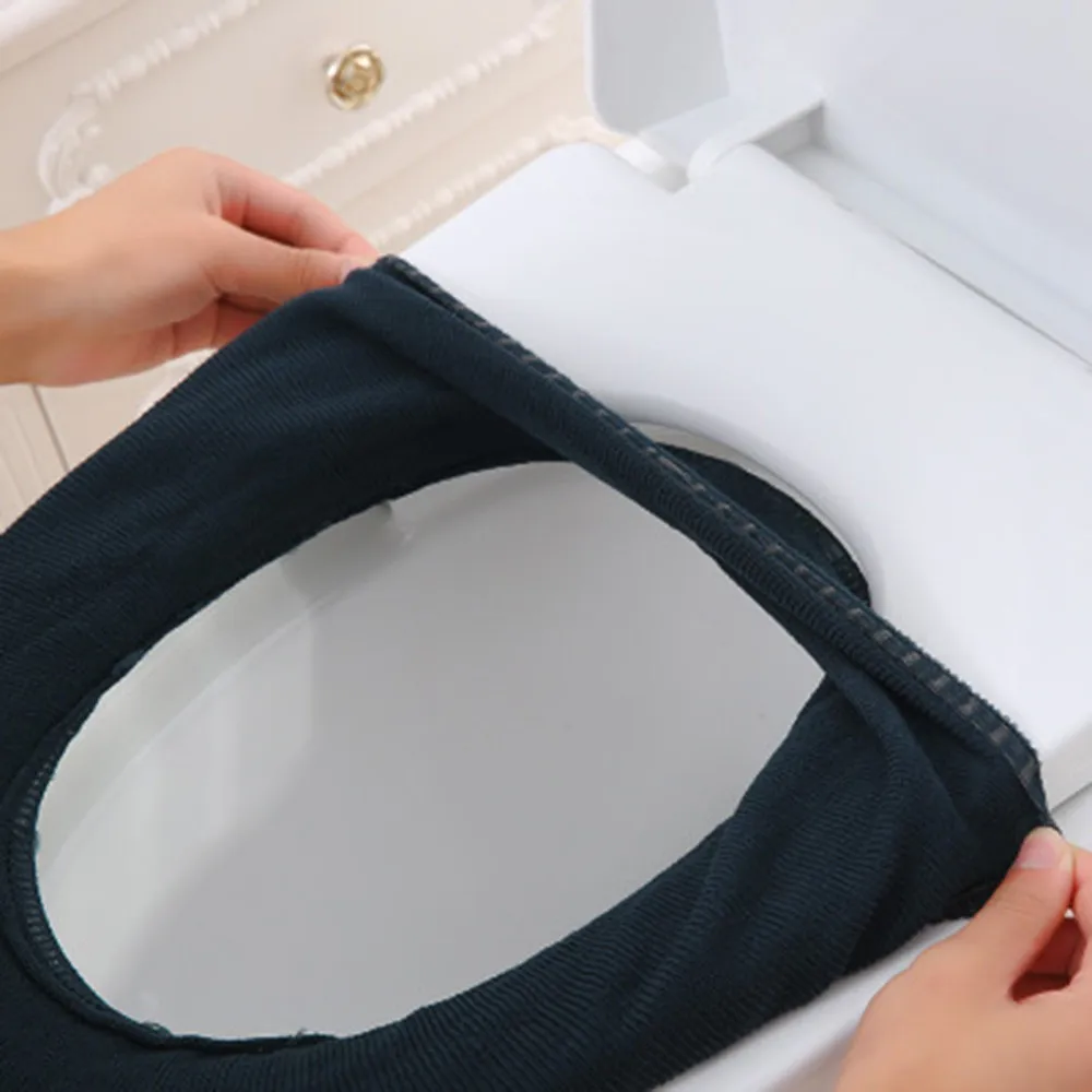 3PCS Toilet Seat Cover Bathroom Protector Closestool Soft Warmer All Shape Toilet Seat Cover Seat Lid P сиденье для унитаза