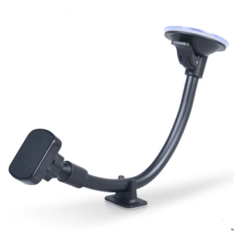 Универсальный автомобильный держатель для смартфона, сотового телефона, лобовое стекло, длинная рукоятка, подставка для мобильного телефона, кронштейн для телефона, магнитный держатель