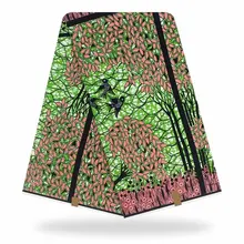 Анкара настоящий воск высокое качество настоящая нигерийская воск Африканский вощеная ткань настоящий для женского платья 6 ярдов