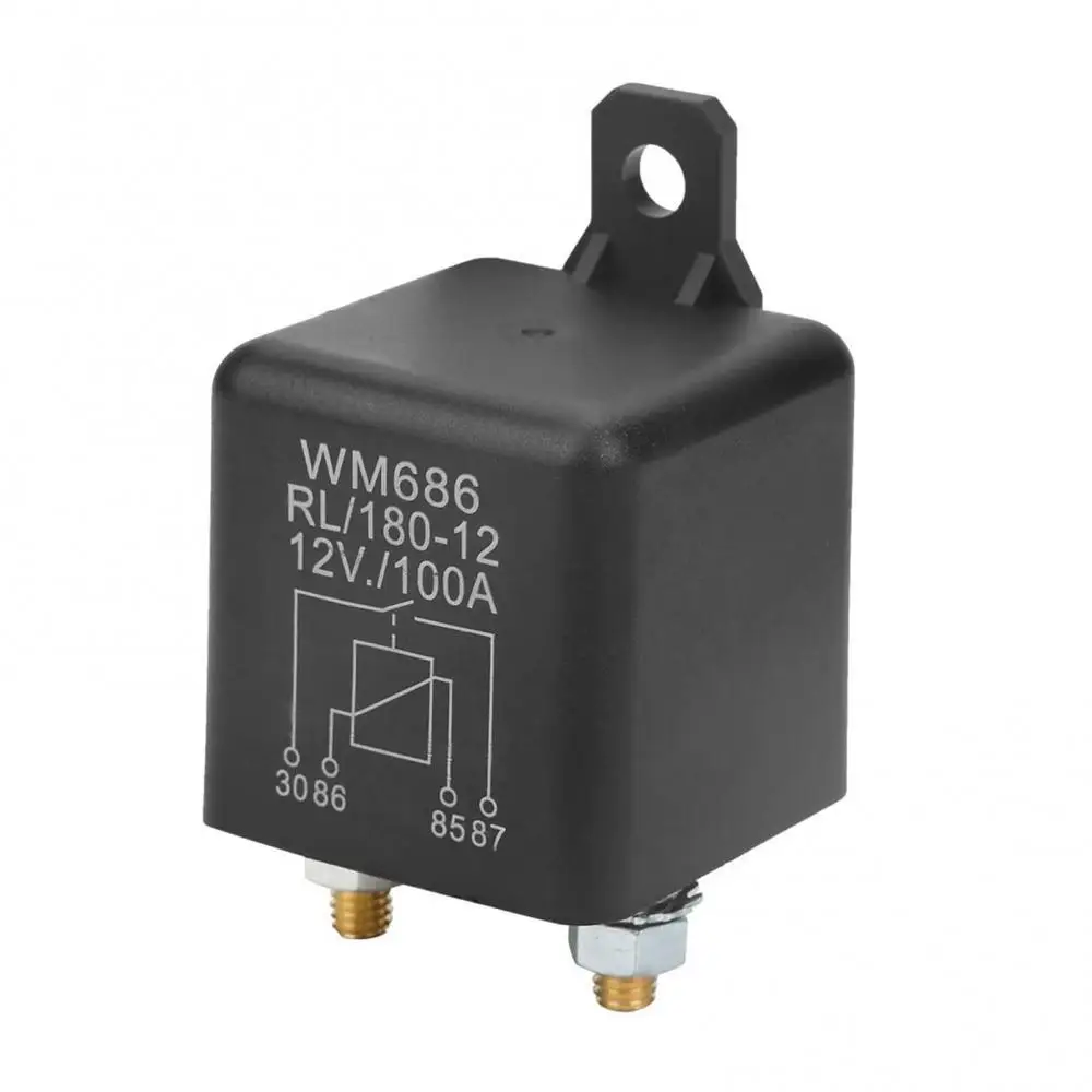 40% Прямая поставка! WM686 100A RL/180 12V DC пыленепроницаемое автомобильное пусковое реле