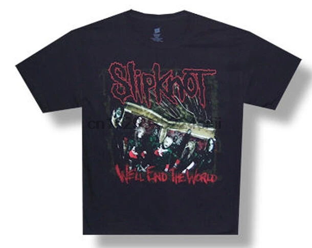 T-shirt - Slipknot-well World-all 2023 Tour-black T-shirt Men