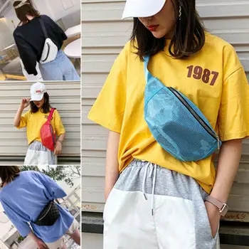 

UK Women Travel Waist Bag Pack Holiday Money Belt Wallet Glitter Bum Bag Pouch PU Belt Zipper Waist Bag Girl Chest Tote Purse