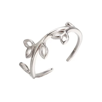 

Solid Sterling Silver S925 Ring Female Trendy Student Personality Fashion Creative Finger Ring Statement Gift for Ladies B084