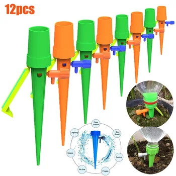 

12PCS Self-contained Auto Drip Irrigation Watering System Automatic Watering Spike for Plants Flower Indoor Household