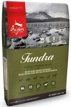 

Orijen tundra 85/15 feed grain-free D/cats 5.4 kg
