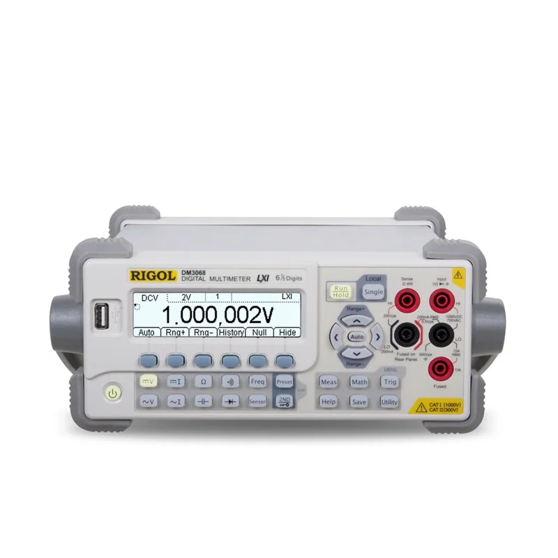 

RIGOL DM3068 6.5 Digit Resolution Dual Display Digital Multimeter 0.0035% -1000 V ~ 1000 V 10K Readings