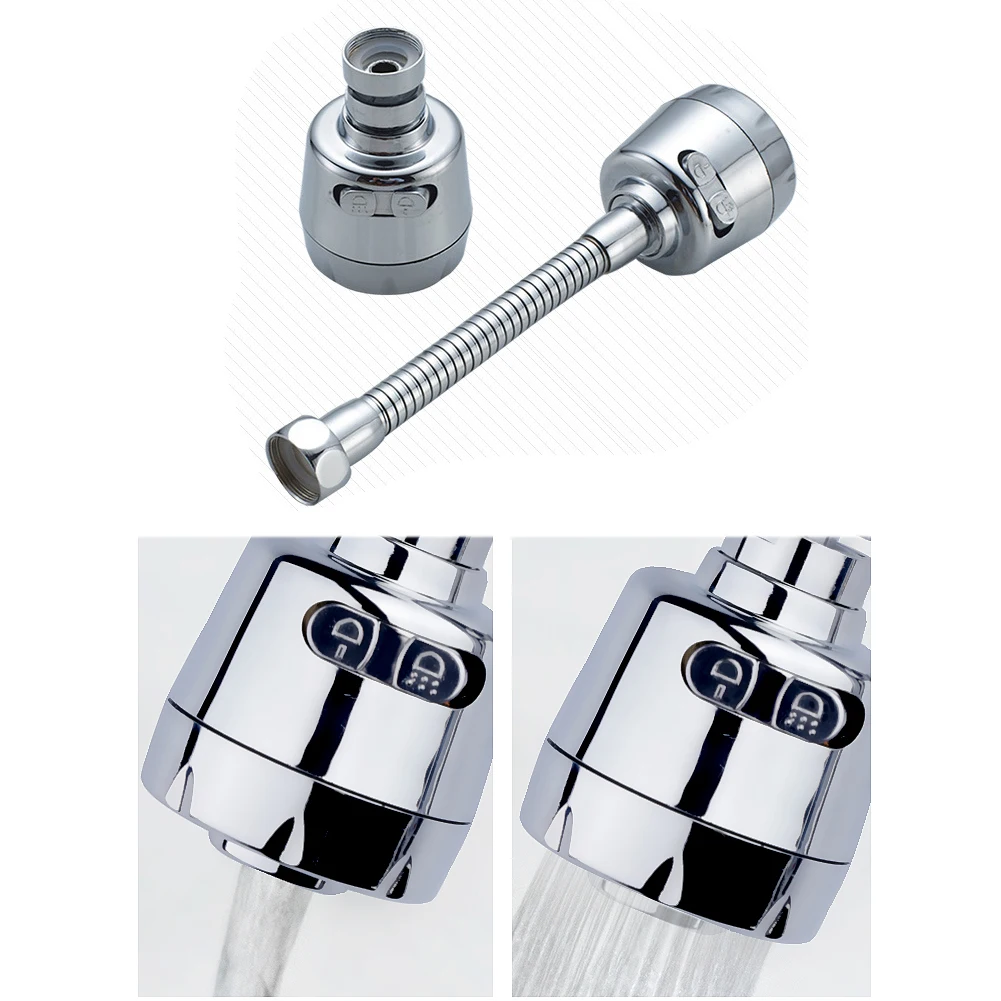 Durable Filter Extender Accessories Universal Easy Install Adapter Anti-splash 360 Degree Rotary Bathroom Pressurized Faucet