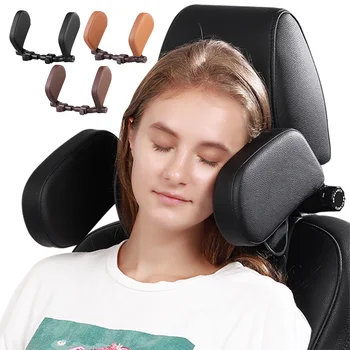 

Neck Pillow Detachable Auto Shockproof Sleeping Car Seat Headrest Side Support Adjustable Angle Travel Hard PVC Adults Children