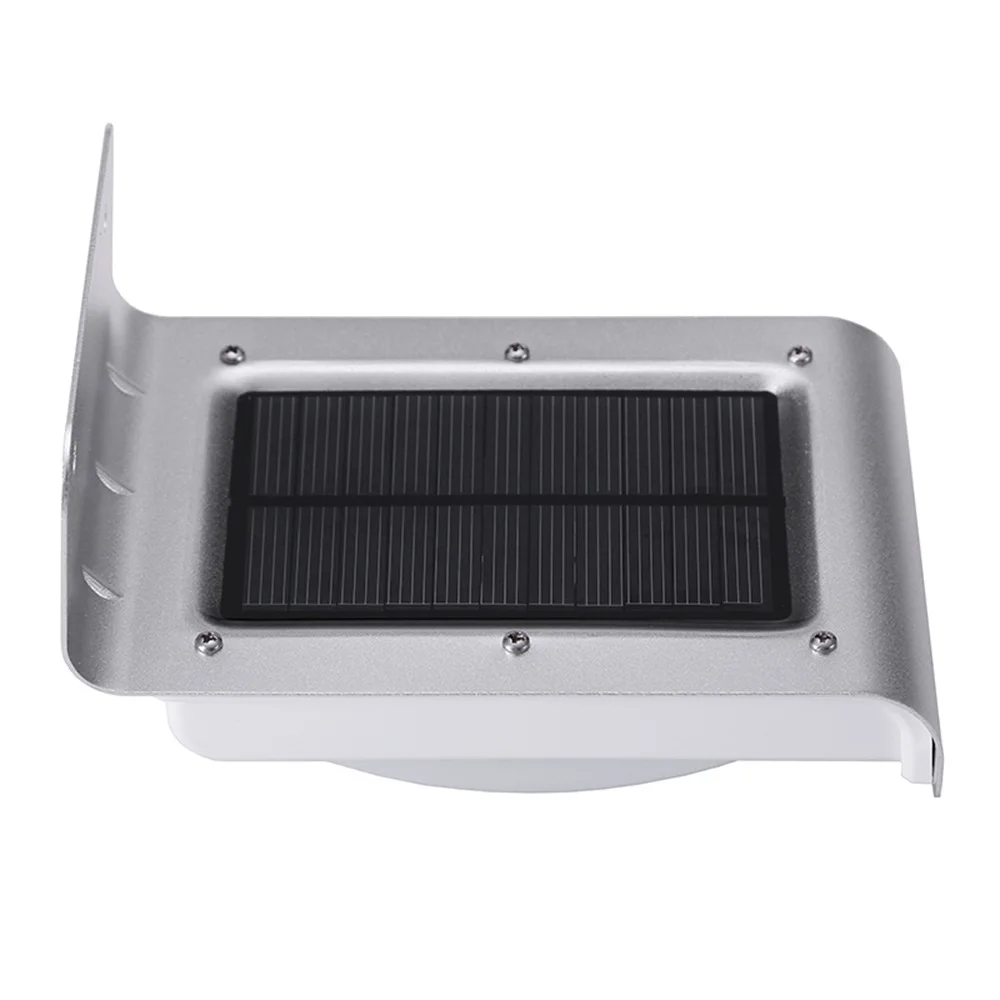 

Dozzlor 16 LED Solar Lamps Outdoor Waterproof Curved Style Human Body Induction + Low Light + Light Control Solar Charging Lamp