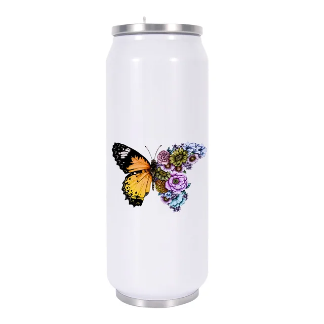 butterfly thermos flask
