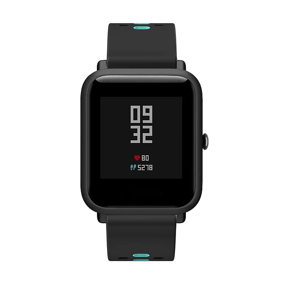 UEBN 20 мм силиконовый сменный дышащий ремешок для часов Xiaomi huami Amazfit bip спортивный ремешок Amazfit GTR 42 мм и GTS полосы