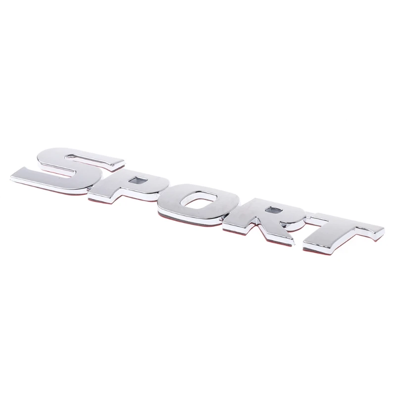 Car Styling 3D SPORT Emblem Badge Door Decal ABS Chrome Sticker Univesal Drop Ship n21