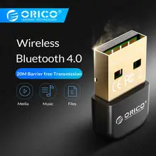 ORICO BTA 4,0 USB беспроводной bluetooth-адаптер передатчик ключ Музыкальный звуковой приемник для ПК Windows Vista Bluetooth 2,1/2,0/3,0