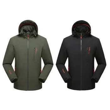 

None Men's Large Outdoor Jackets for Camping Mountaineering Windproof Waterproof Breathable Sports Casual Jackets