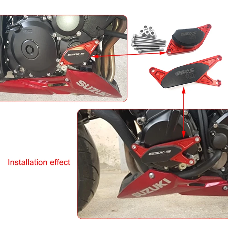 Мотоцикл с ЧПУ Защита двигателя мотоцикла ночлега Рамка слайдер протектор для SUZUKI GSX-S750 GSX-S 750 GSX S750