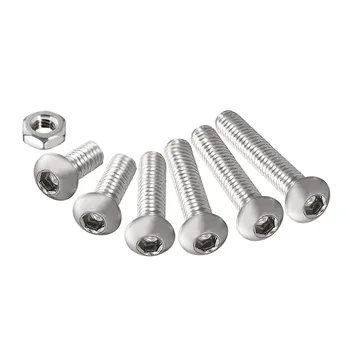 

New 230pcs M2 304 Stainless Steel Hex Socket Button Head Cap Bolts Screws Nuts Kit