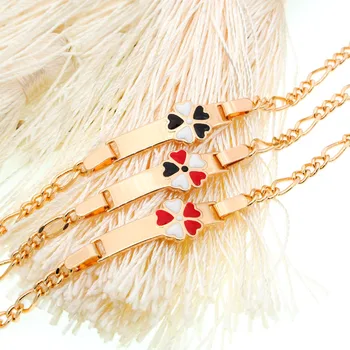 

6PCS Wholesale Baby Bracelets Kids Jewelry Child Gold Bracelet Bijoux Pulseras Bebe Bracciali Bambini Baby Armband Toddler B0929