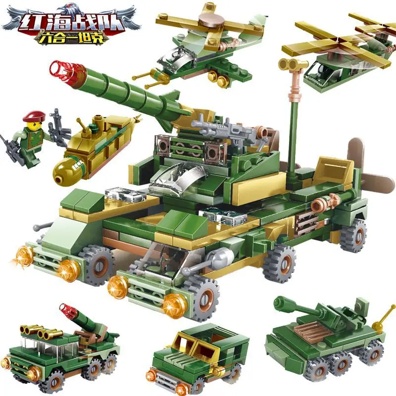 

Kele 6003 Soldiers Raided Military Series Red Sea Combat Team Assembled Building Blocks Toy Children'S Educational Boy