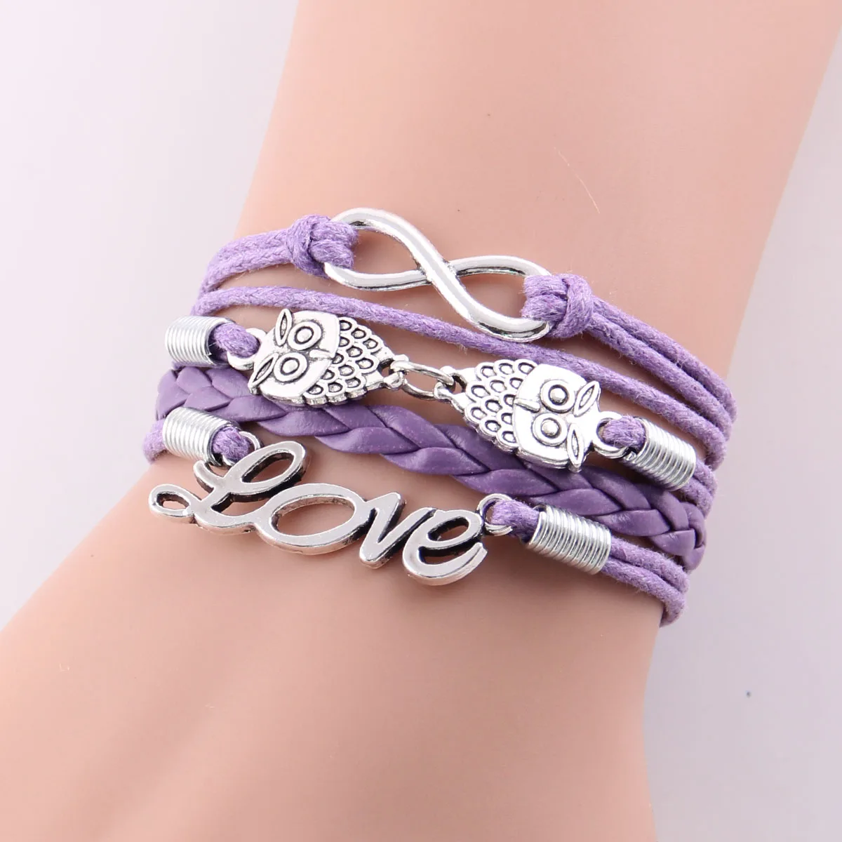 Designer Infinity And Owl Bracelet – Channel Your Inner Fashionista