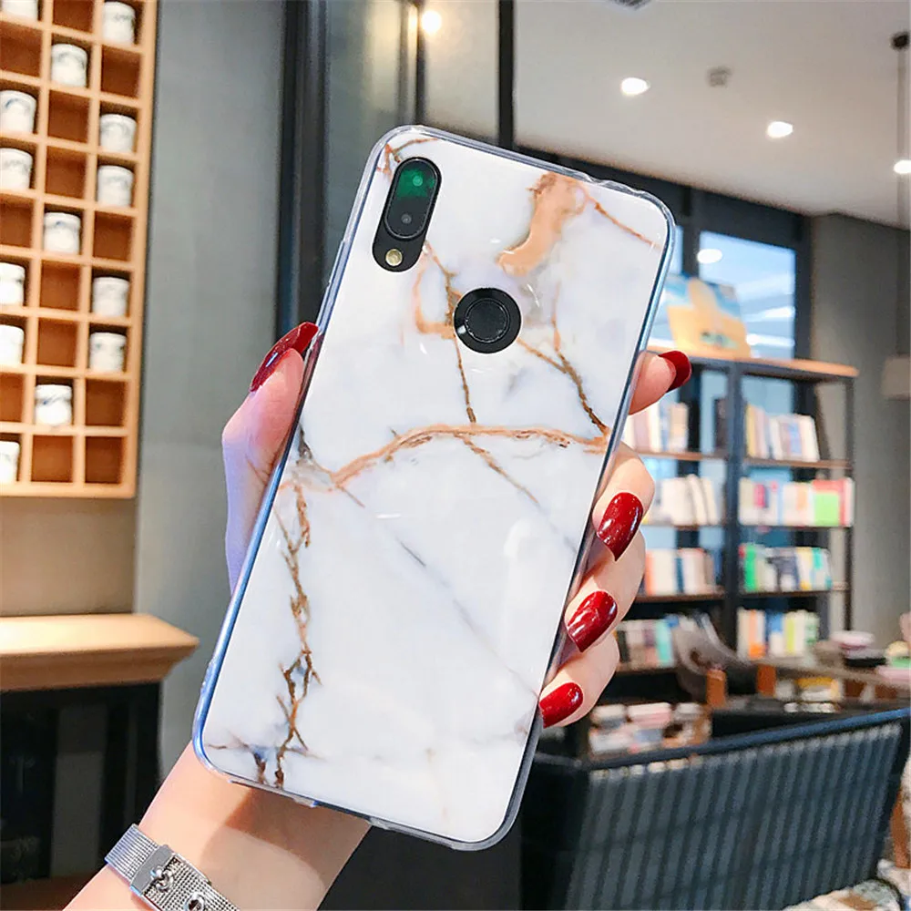 xiaomi leather case case Holder Stand Case For Xiaomi Redmi Note 9S 9 Pro Max Case Note 7 6 5 K20 Pro Marble Silicon Case For Xiaomi Mi 9T Pro Mi 8 Lite xiaomi leather case design Cases For Xiaomi