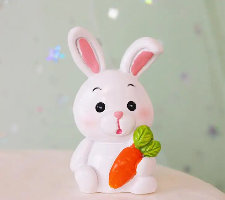 Панда Лев украшения кролик для детского дня вечерние торт топперы свадебные декорации С Днем Рождения выпечки приятные подарки