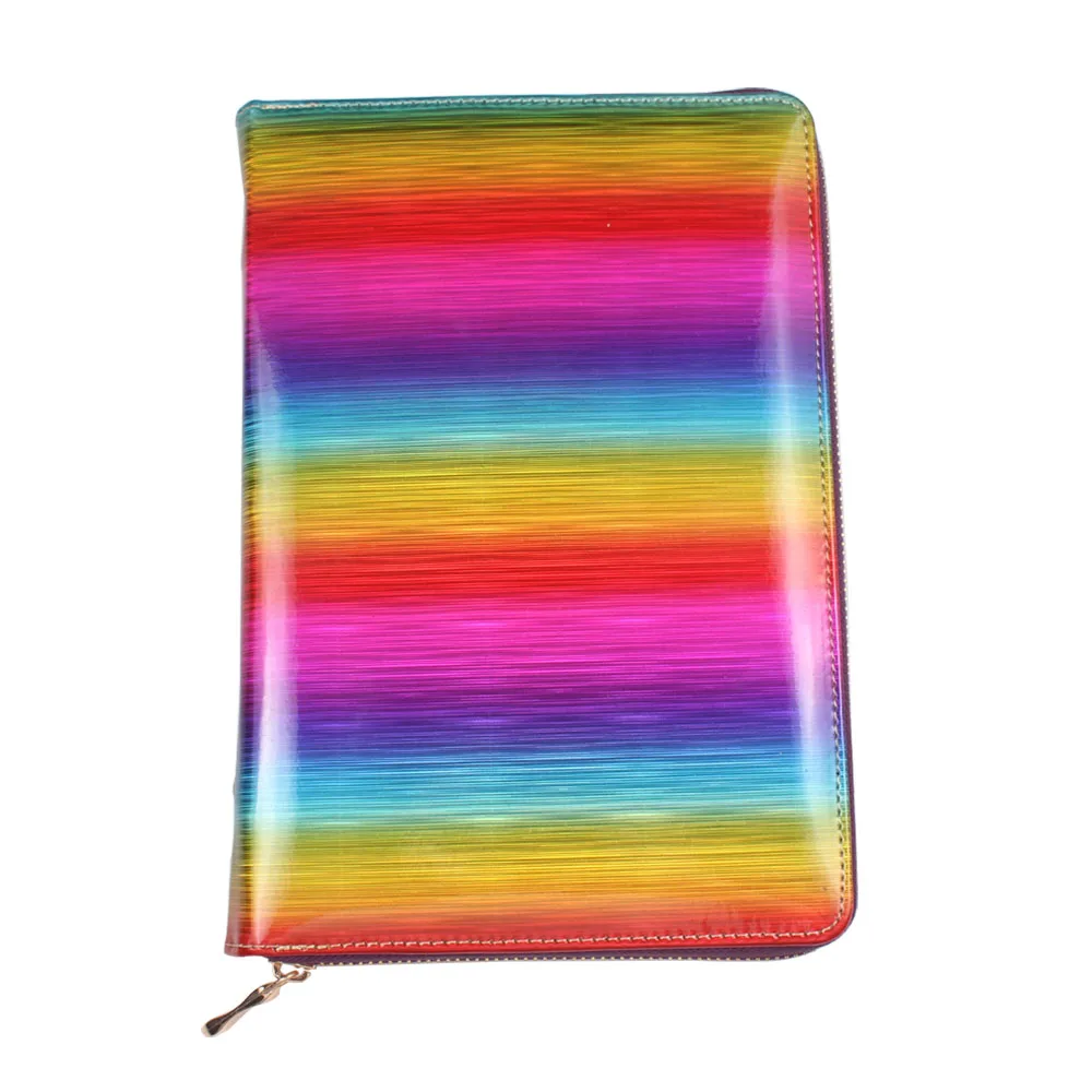 네일 스탬핑 플레이트 홀더 보관 가방, 레인보우 레이저, 직사각형, 둥근 사각형, 매니큐어, 네일 아트, 플레이트 정리함 케이스, 72 슬롯