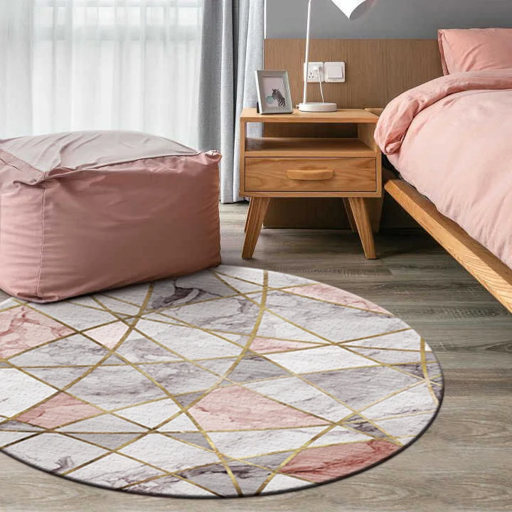 

Circular floor mat study carpet Nordic modern minimalist carpet bedroom living room carpet tide
