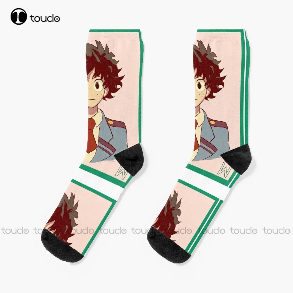 

Izuku! Женские носки, забавные носки для женщин, индивидуальные, унисекс, для взрослых, подростков, Молодежные носки с цифровым принтом 360 °, подарок