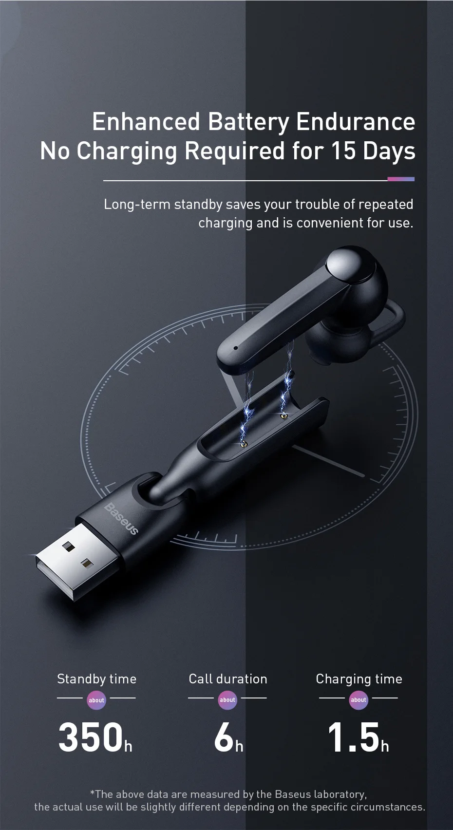 Baseus Encok A05 Vehicle-mounted Wireless Earphone description image 4
