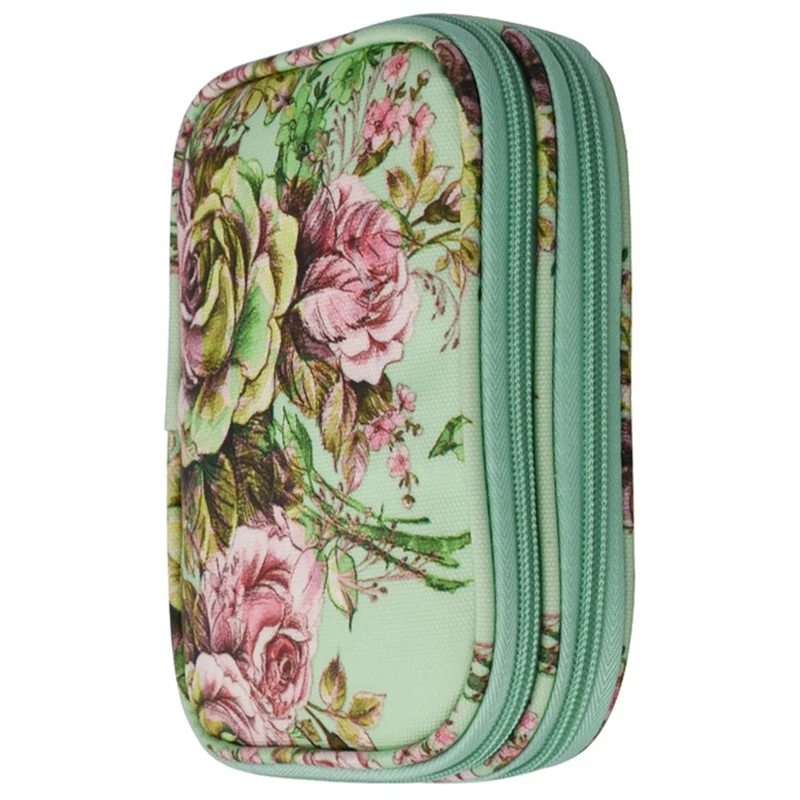 TOP!-Newest Crochet Hook Pouch Storage Bag Empty Box Knitting Kit Case Organizer Bag For Sewing Crochet Needles Tool