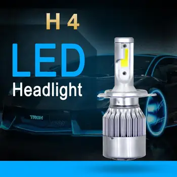 

Car LED Headlight Kit H4 HB2 9003 72W 8000LM COB Car LED Headlight Hi/Lo Beam Bulbs Kit 6000K White Lamp Car Accessories