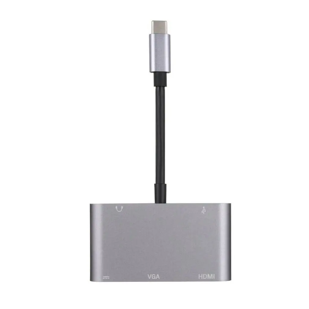 Портативный размер HDMI VGA USB3.0 OTG Женский зарядное устройство аудио-USB-C USB 3,1 type C OTG адаптер конвертер