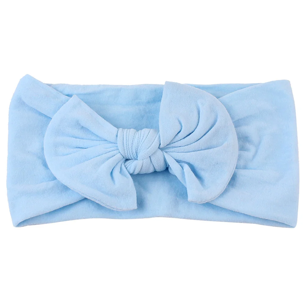 2020 Newborn Toddler Baby Girls Head Wrap Rabbit Big Bow Knot Turban Headband Hair Accessories For 0-2Y Babies Bebe Kids Gifts newborn socks for babies