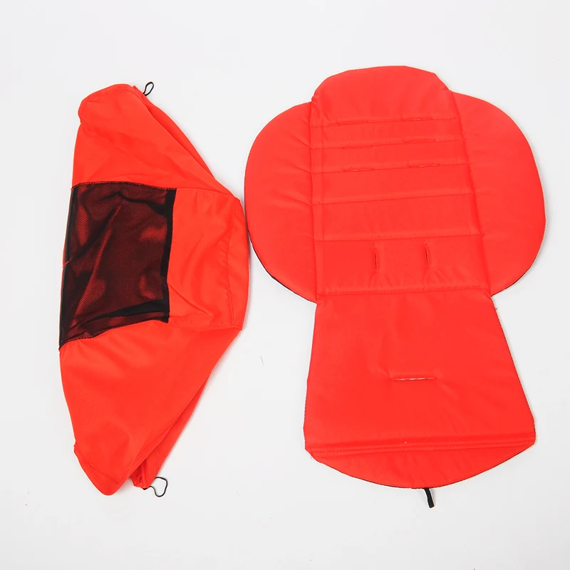 Babyyoya, аксессуары для детских колясок, навес от солнца и подушка для сиденья, текстильный капюшон, матрас для детского трона yoya 175, коляски - Цвет: Красный
