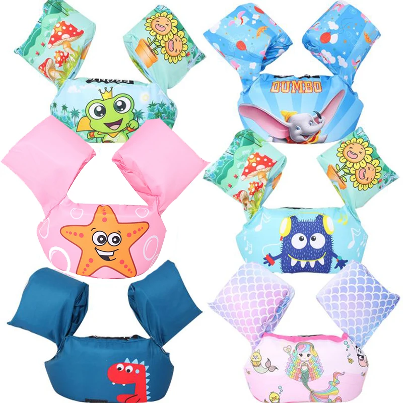 Baby Puddle Jumper Water Sports Swimsuit Float Cartoon Arm Sleeve Life Jacket Swimsuit Foam Safety Swimming Training Floating life jacket