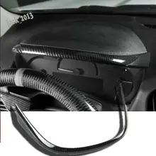 Модификация автомобиля, автомобильные аксессуары из углеродного волокна, автомобильная передняя панель, навигационная Накладка для Cadillac ATS 14