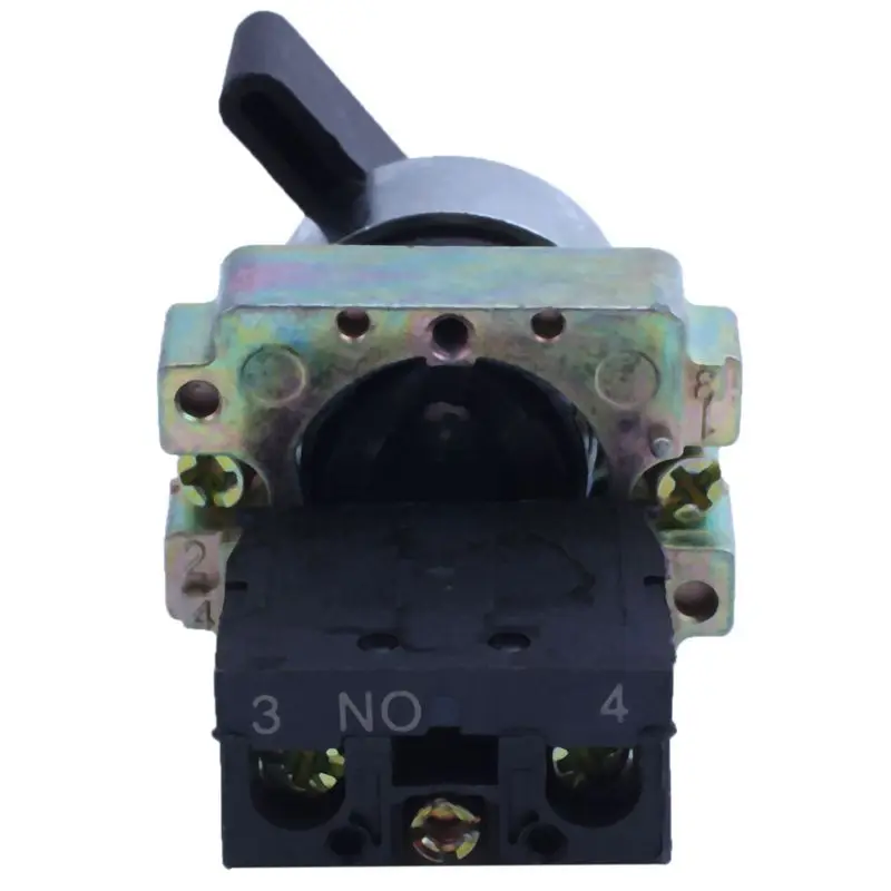 AC 240V 3A без SPST черный Кепки 2 позиционный фиксации поворотный переключатель