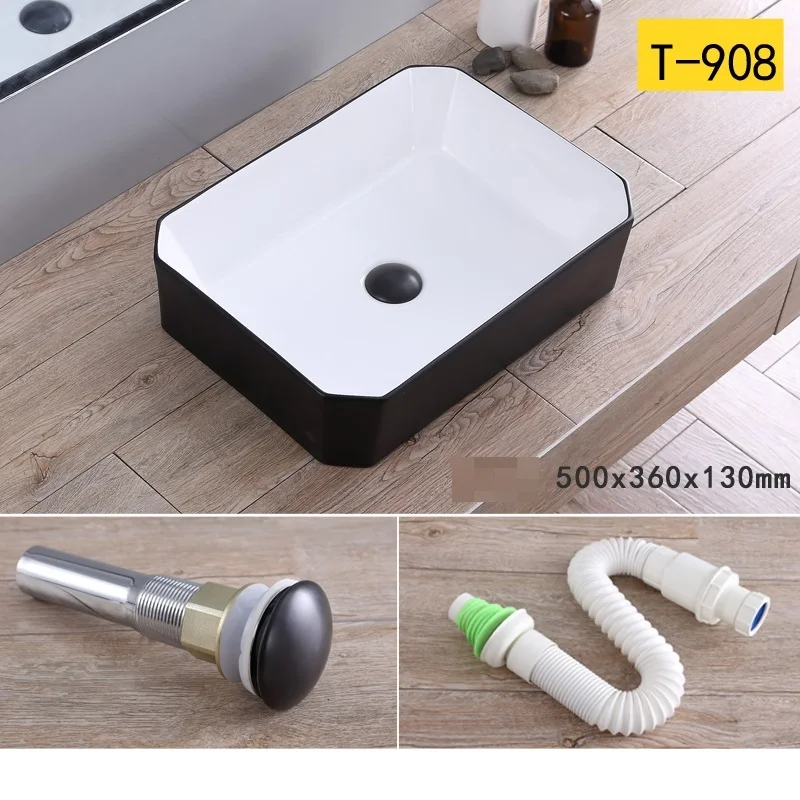 Fregadero Waschtisch Sobre Encimera Lavandino Bagno судно Wastafel Black Salle De Bain Evier туалетный столик Lavabo раковина для ванной комнаты