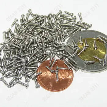

50PCS M1 M1.2 M1.4 M1.5 M1.6 M1.7 M2 Mini 304 stainless steel Cross Phillips Pan Round Head Self tapping Wood Screw