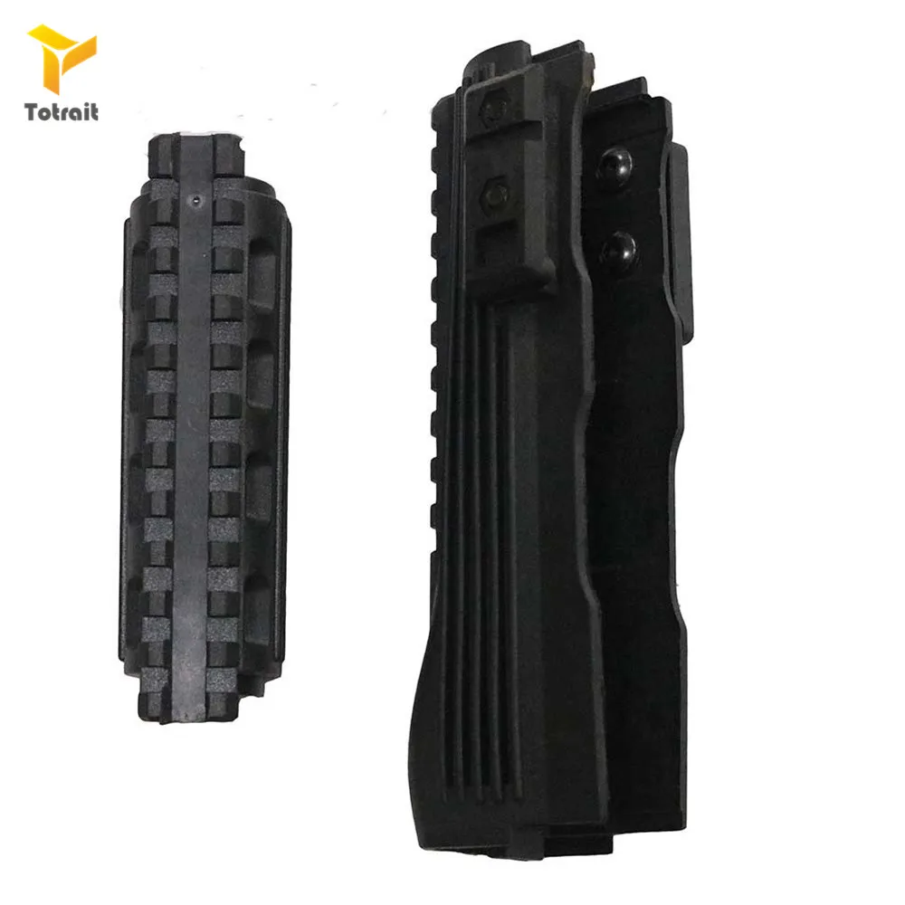 TOtrait Тактический полимер АК Handguard для 47 охотничьего ружья Аксессуары страйкбол шестерни Handguard верхний нижний черный