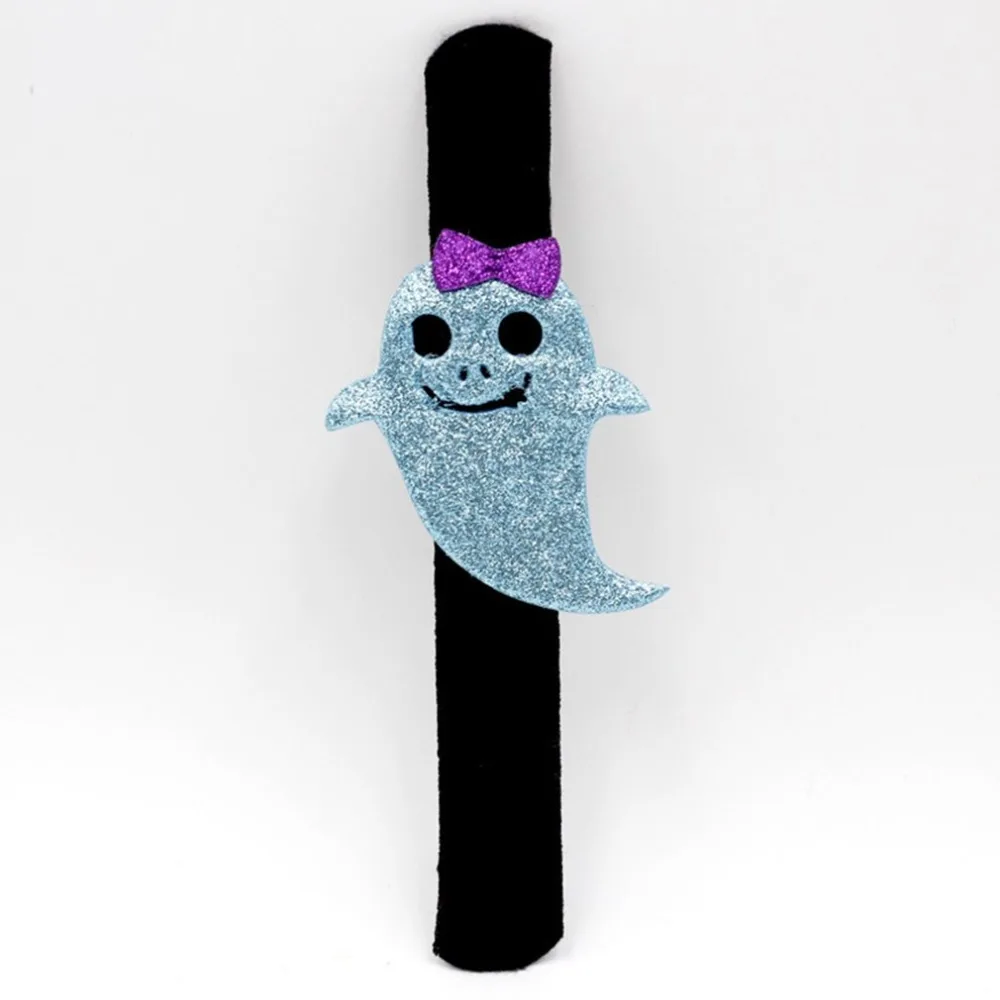 

Halloween Decorations Pops Ring Cloth Pat Circle Pat Bracelet Pumpkin Spider Skull Pat Circle Bracelet Halloween Gift Kids