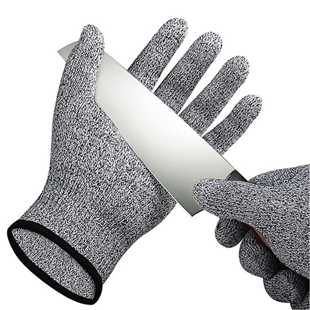 High-strength Grade Level 5 Protection Safety Anti Cut Gloves Kitchen Cut Resistant Gloves for Fish Meat Cutting Safety Gloves
