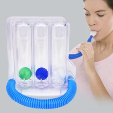 Spirometry Breathing Exerciser Three-ball Apparatus Vital Capacity Breathing Trainer For Rehabilitation Personal Health Care