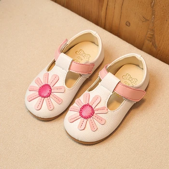 

Fashion Dance Shoes for Girls Leather Candy Color Girl Shoes Baby Girls Anti Slip Flat Toddler Girls Princess Shoes 1-3years