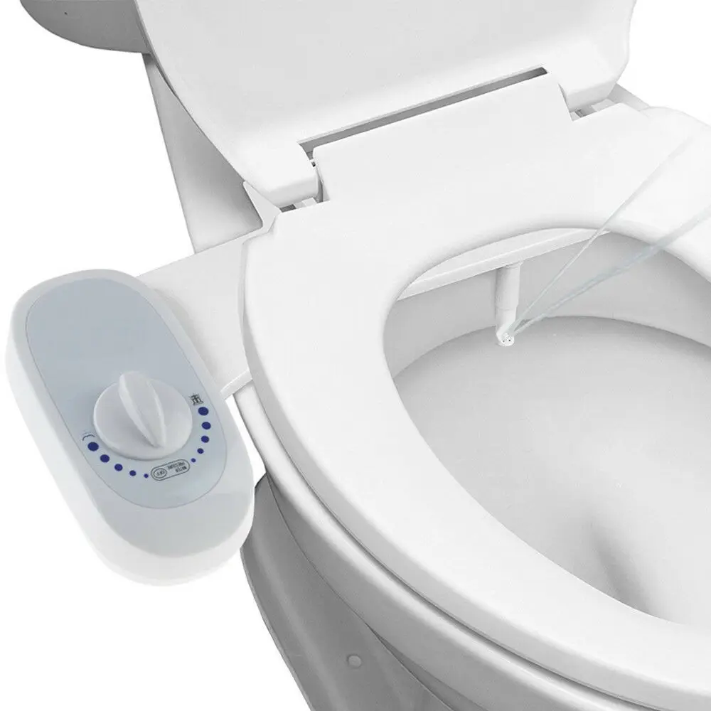 7/8 Bidet Fresh Water Spray Mechanical Bidet Toilet Seat Attachment Non-Electric 